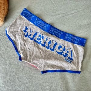 Vintage Victoria’s Secret Pink ‘Merica Low Rise Boyshort Panty